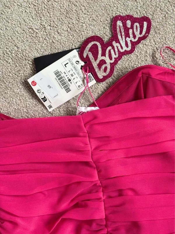 Zara Zara special edition cerise dress L