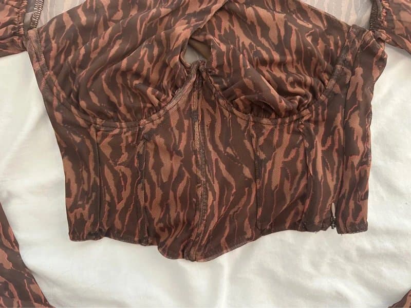 Bershka Corset top