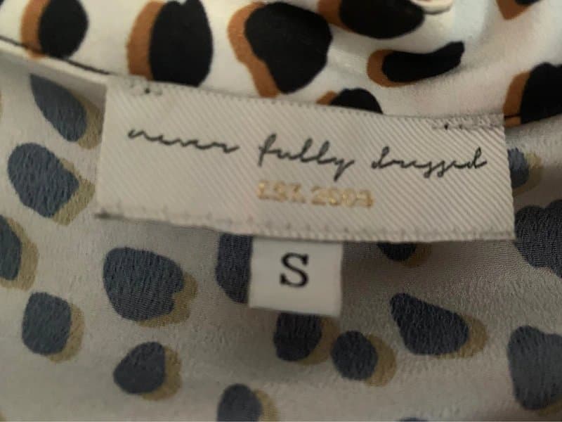 Never Fully Dressed Never fully dressed tailored leopard  print shirt