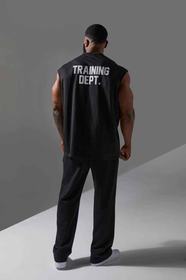 Training Dept. Training Dept. Men's Training Dept Oversized Tank in Black - 2