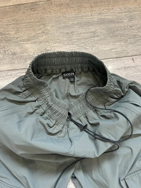 Sans Pareil Sans Pareil Khaki Cargo Pants - 1