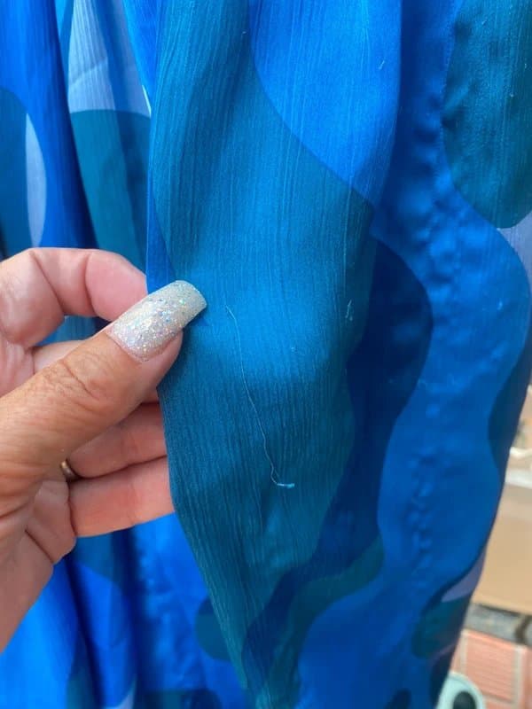 Never Fully Dressed Gorgeous multicoloured blues mid length skirt