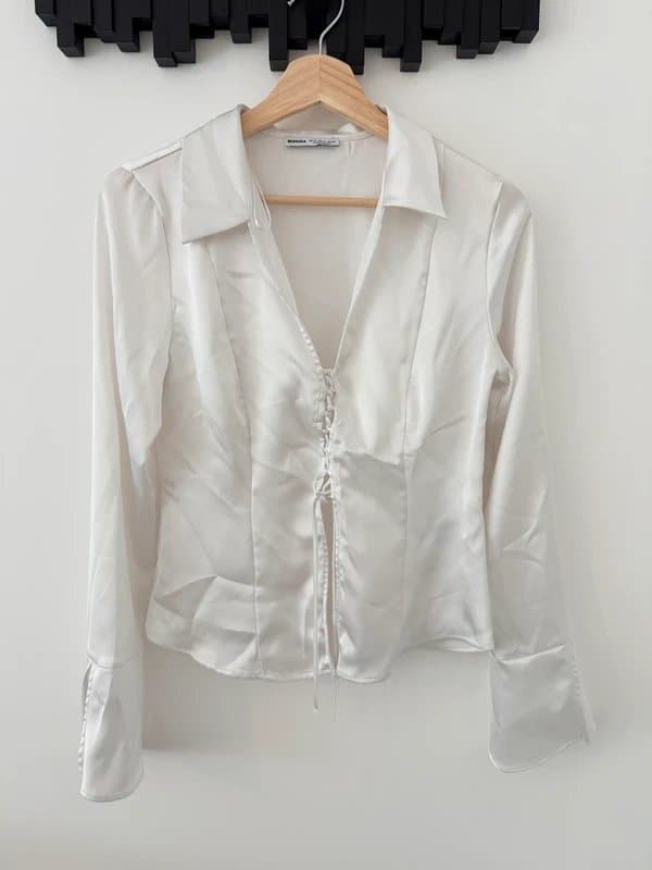 Bershka Bershka satin shirt