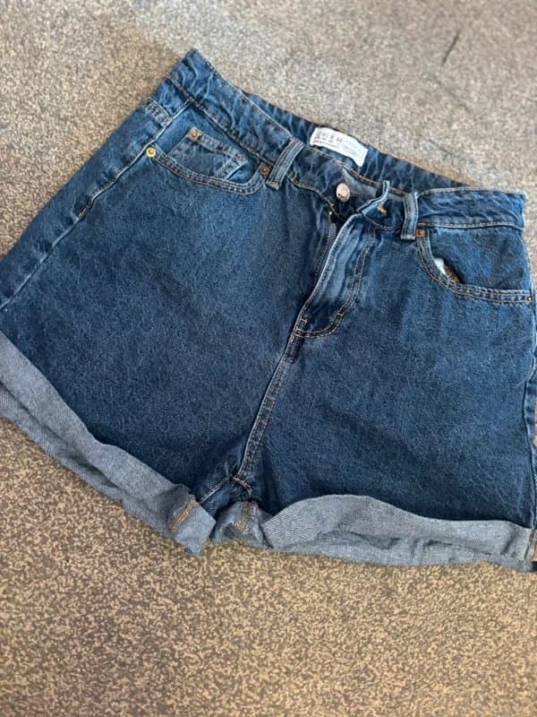 Primark Primark denim shorts festival beach holiday party 12 same day post