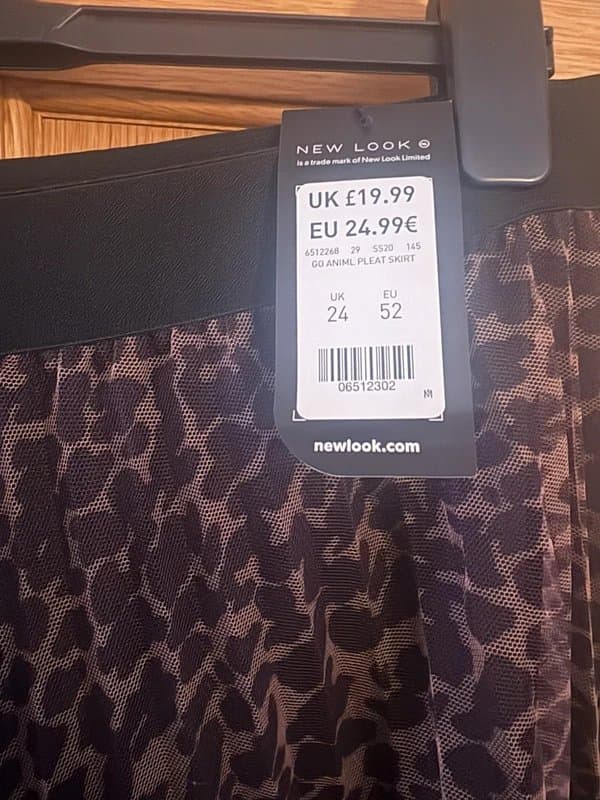 New Look New Look Leopard Tulle Skirt (18-20)