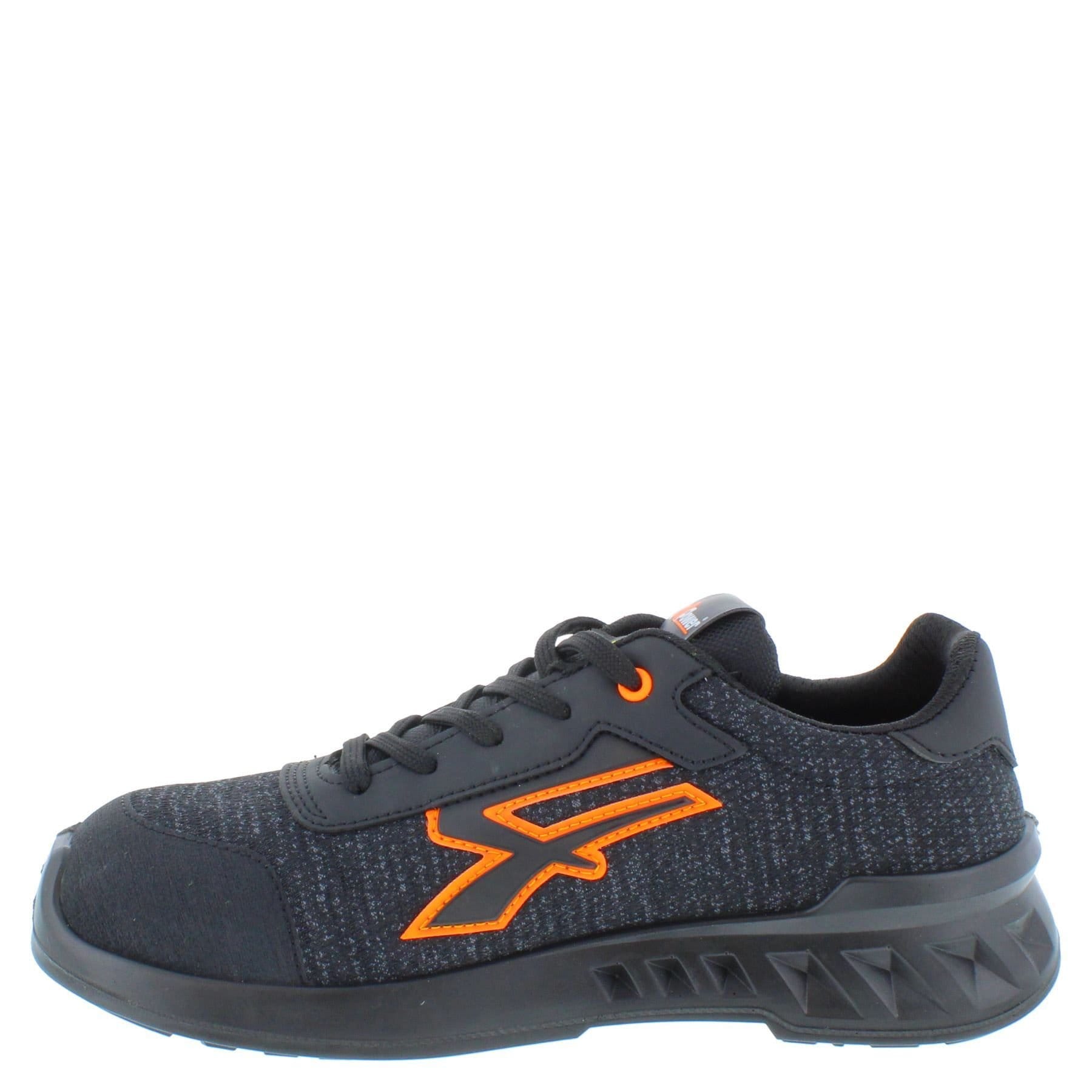 U-Power U-Power Men's Bradley S1P ESD Lightweight Safety Trainers in Black - 4