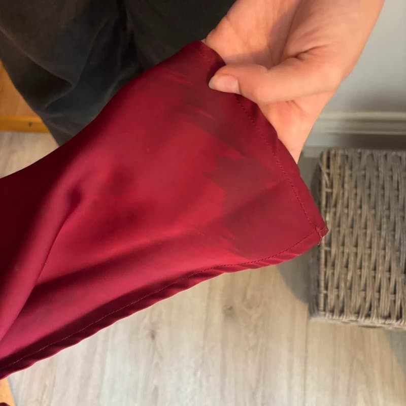 ASOS asos red and pink maxi satin dress