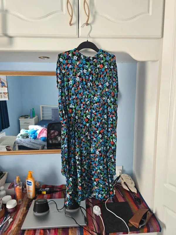 Topshop Long sleeved mini dress