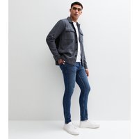 New Look Men's Blue Mid Wash Skinny Stretch Jeans New Look - 3