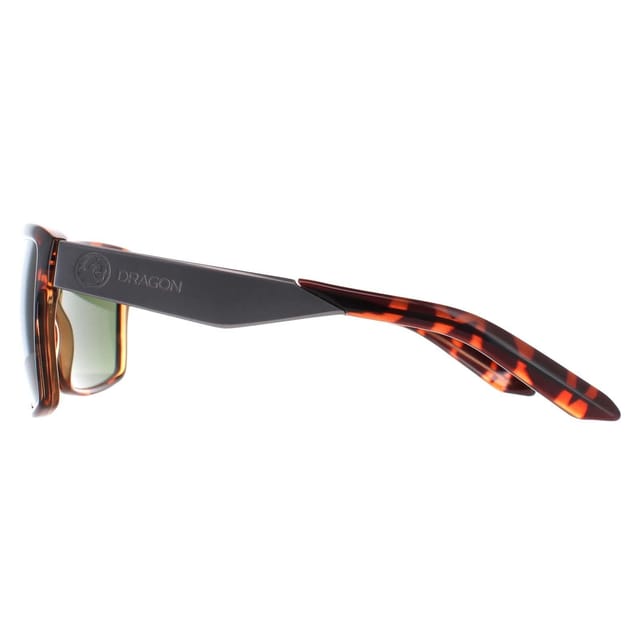 Dragon Dragon Men's Square Shiny Dark Tortoise G15 Green Space in Brown - 3