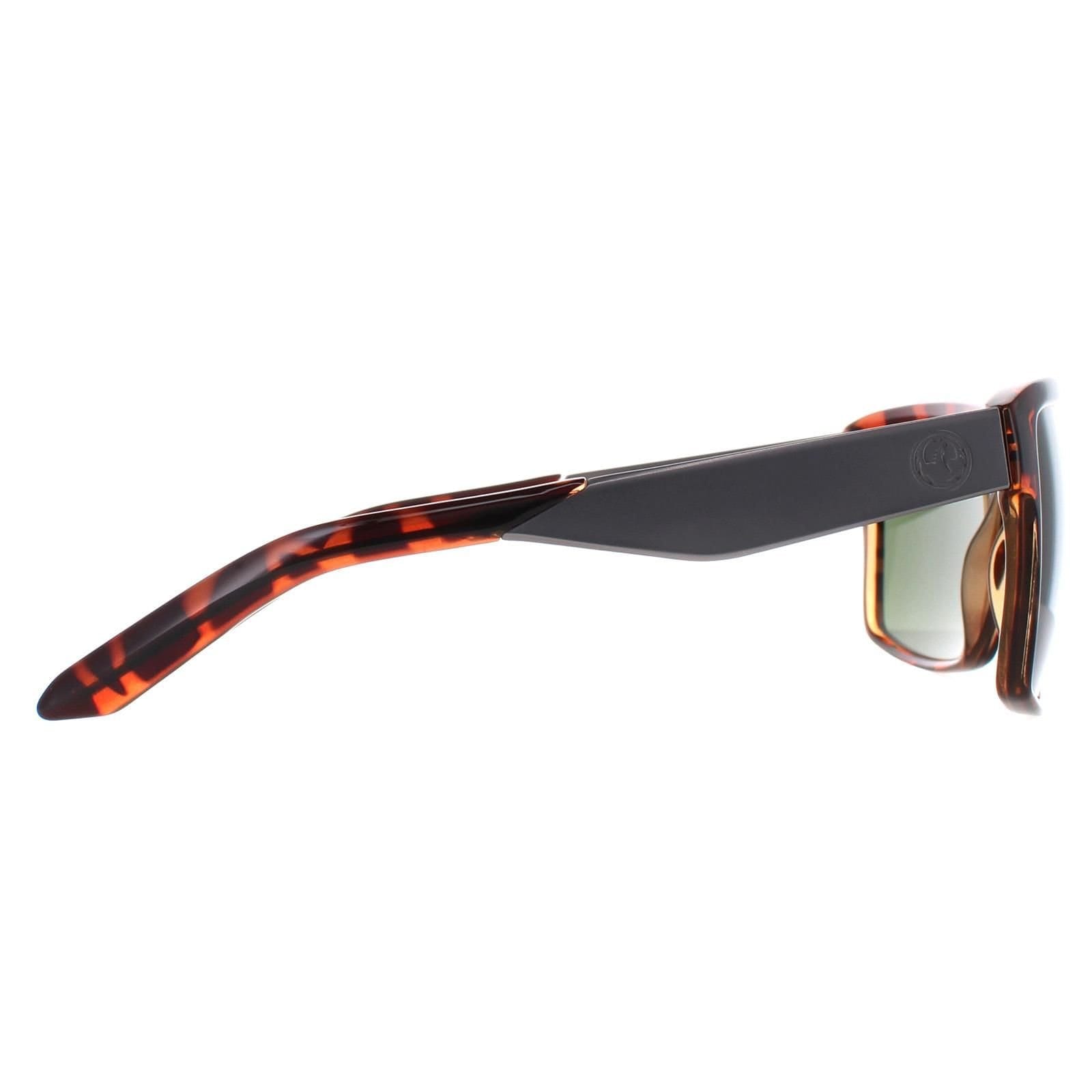 Dragon Dragon Men's Square Shiny Dark Tortoise G15 Green Space in Brown - 4