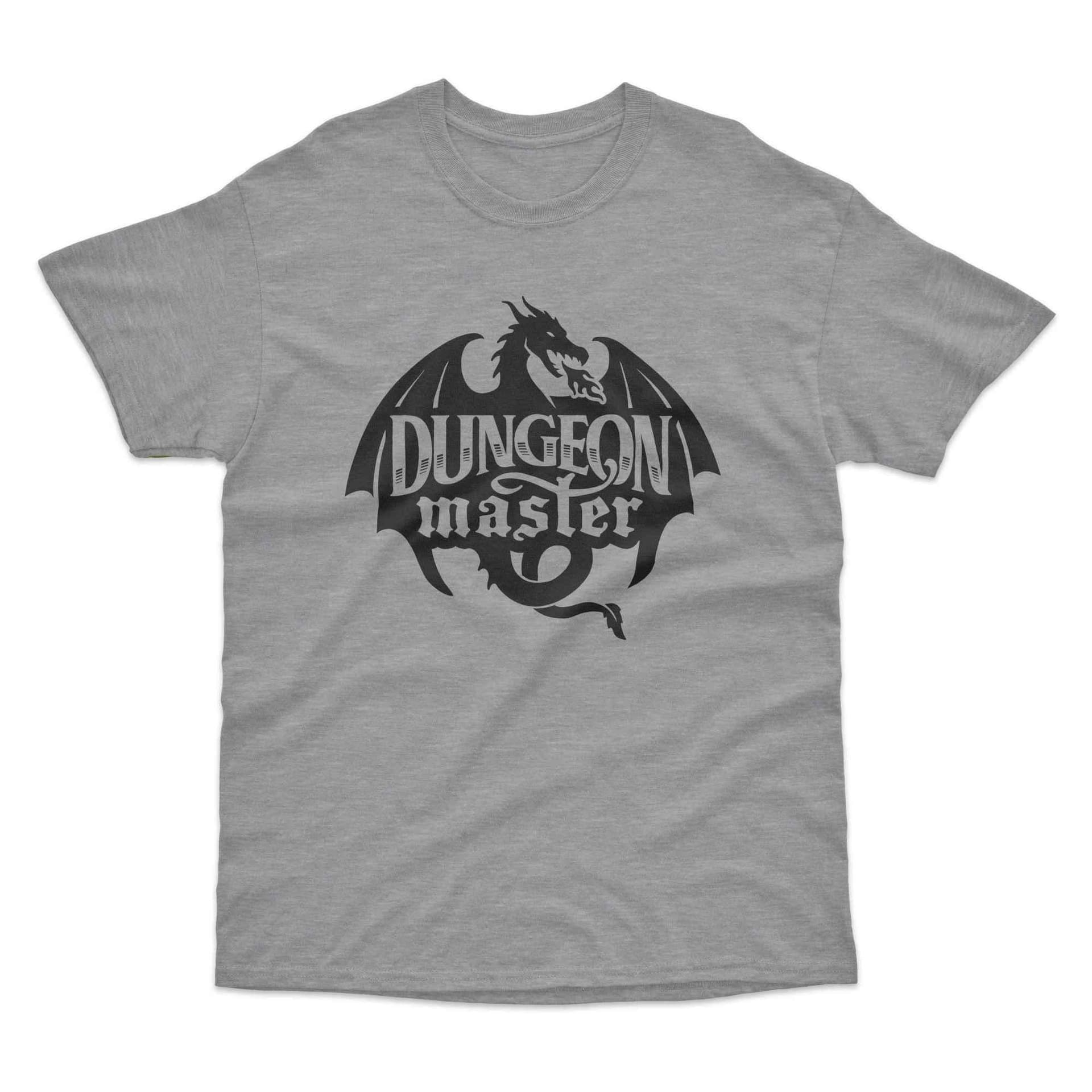 Bad Zebedee Bad Zebedee Men's Dungeon Master T-Shirt in Mid Grey