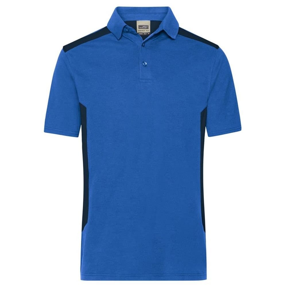 James and Nicholson James and Nicholson Men's Strong Work Polo Shirt in Blue