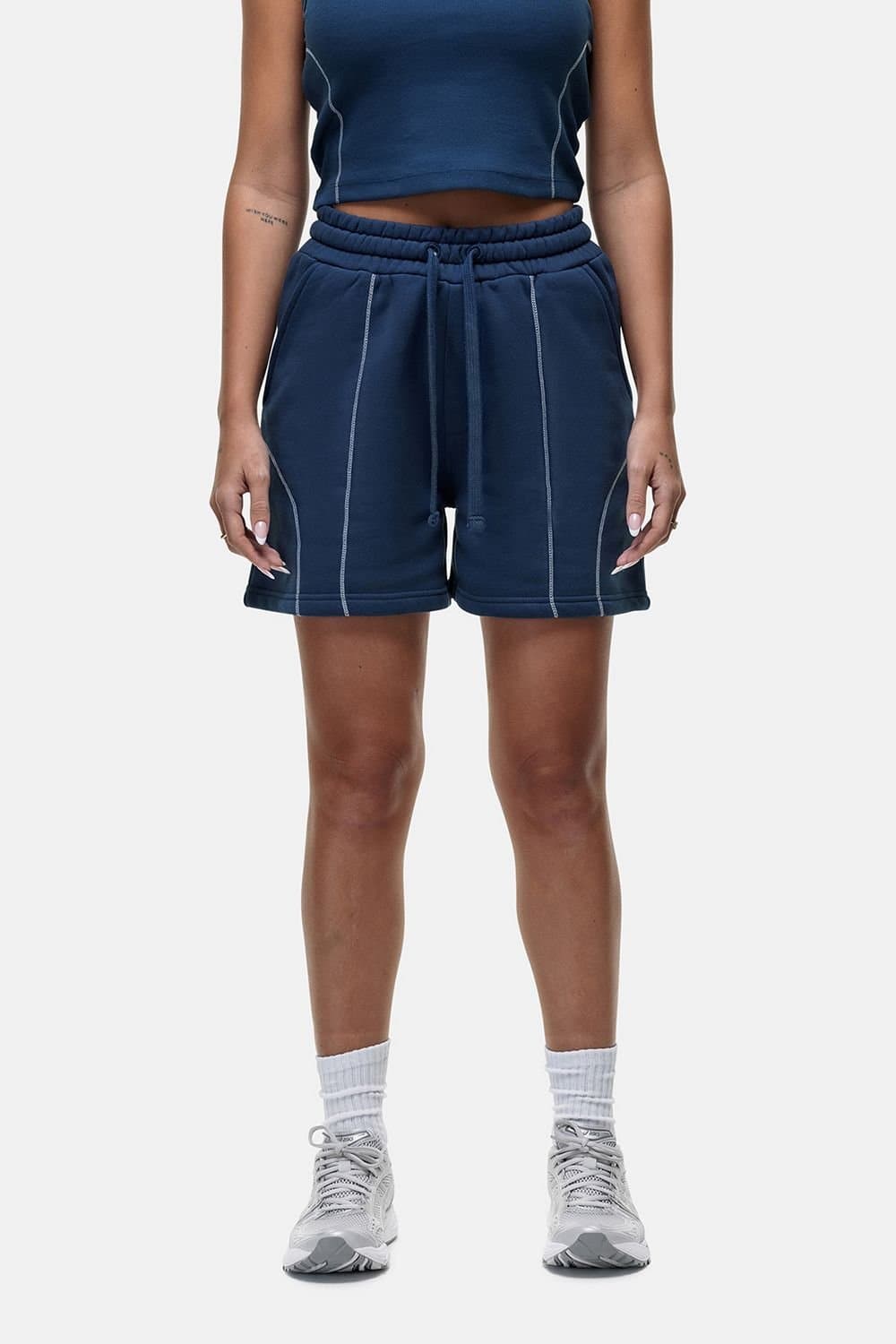Good For Nothing Good For Nothing Women's Vintage Relaxed Fit Shorts in Blue