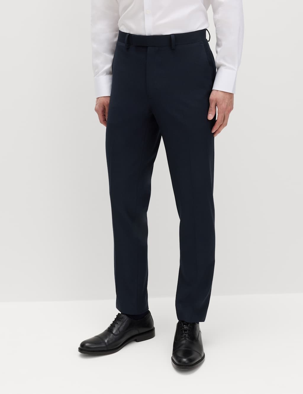 Marks & Spencer M&S Slim Fit Stretch Ultimate Suit Trousers Navy