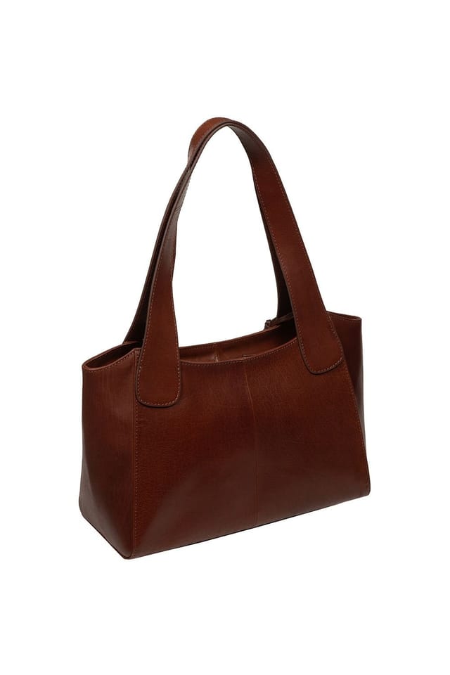 NiNa Amora NiNa Amora Women's 'Contessa' Leather Handbag in Brown - 3