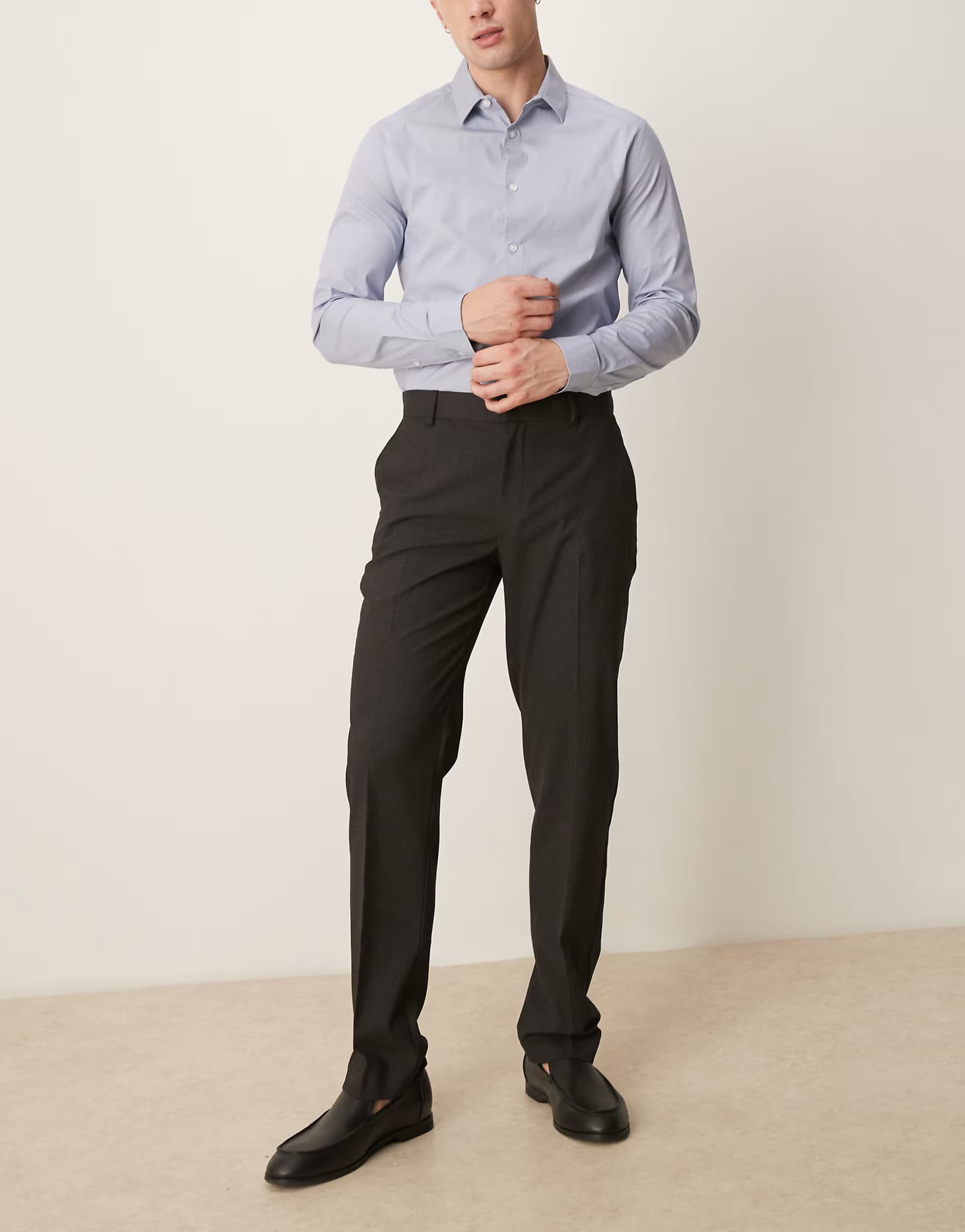 ASOS ASOS DESIGN smart slim trouser in black