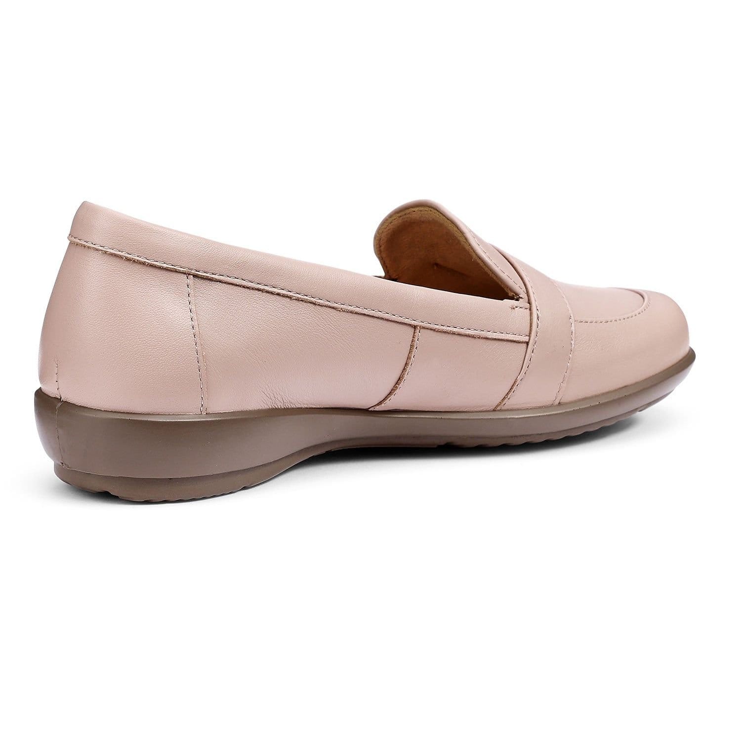 Hotter Hotter Women's Wide Fit 'Clay' Loafers in Pale Pink - 4