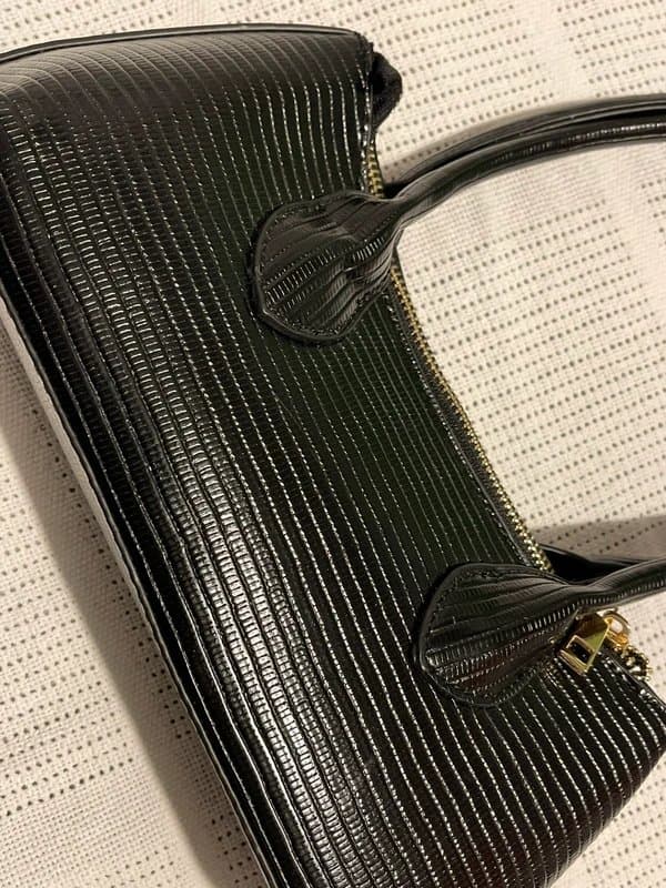 ASOS Black leather handbag