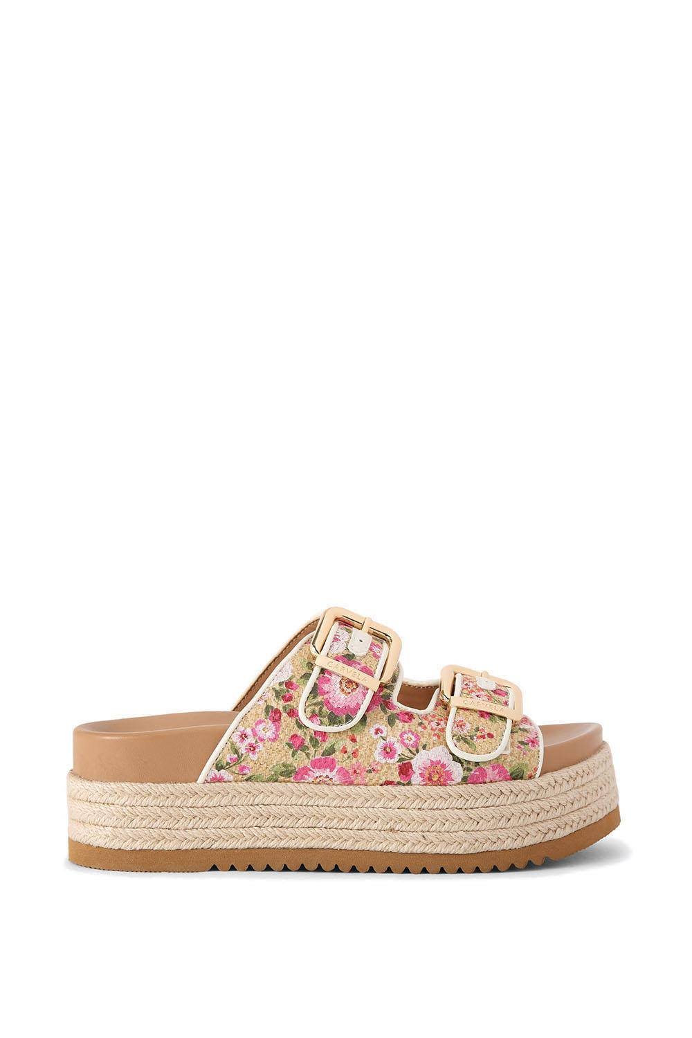 Carvela Carvela Women's 'Perla Flatform' Fabric Sandals - 3