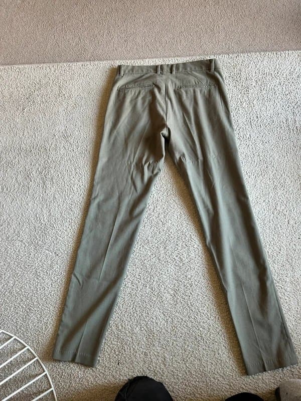New Look Khaki suit trousers (W32)