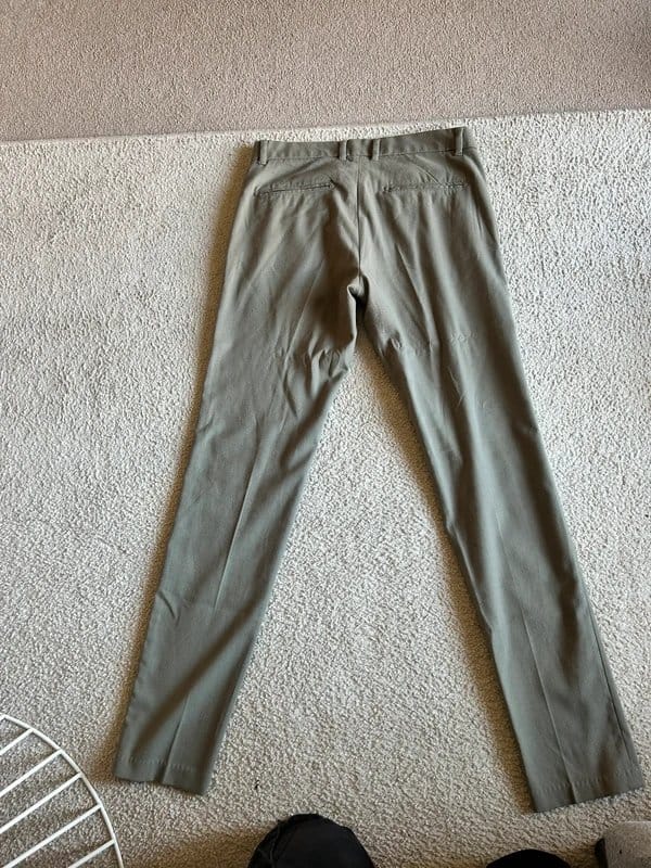 New Look Khaki Suit Trousers (W32)