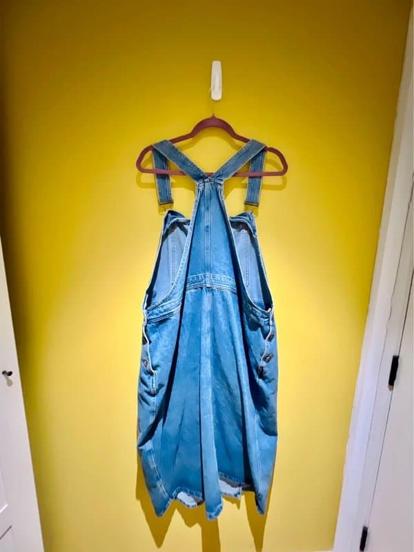 ASOS ASOS Denim Dungaree Dress | Size 22