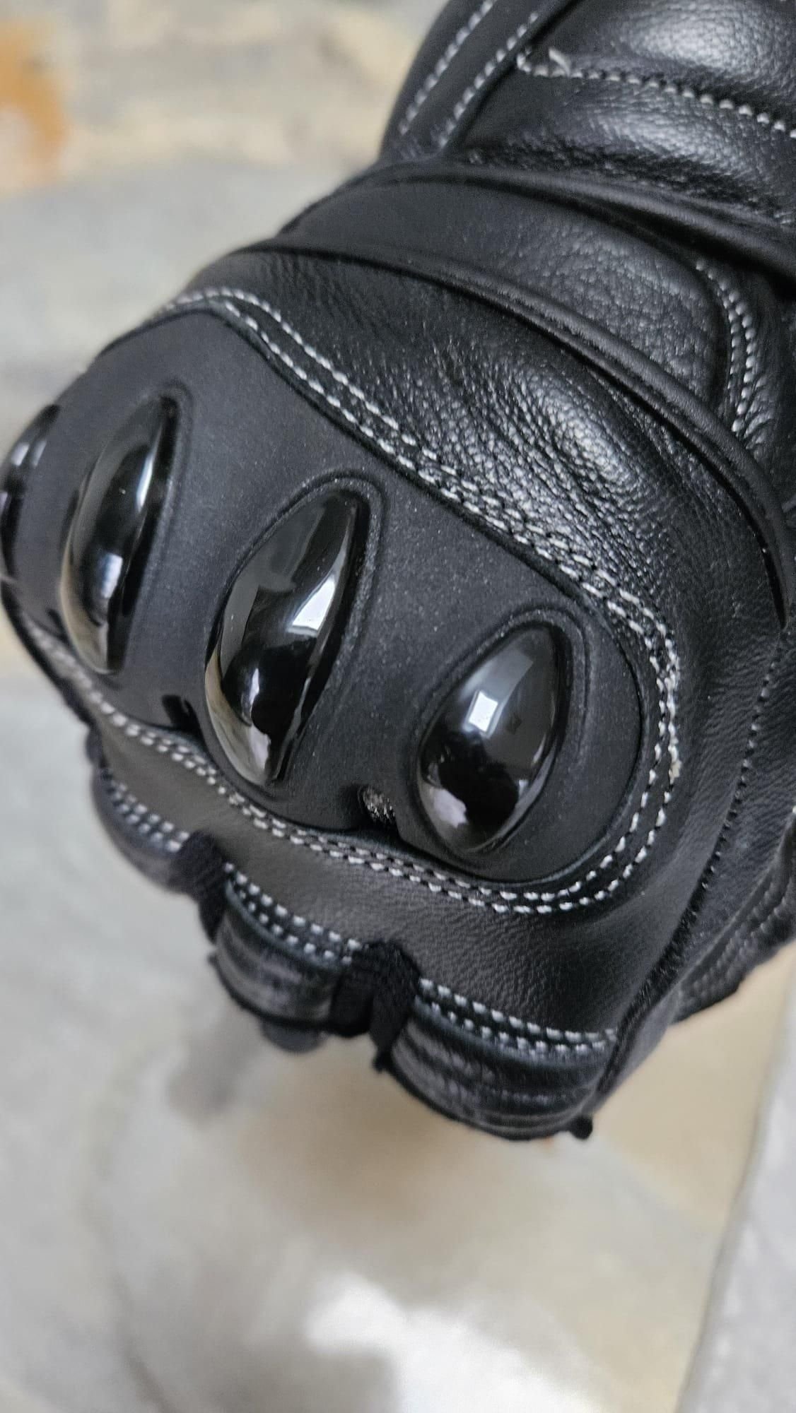 AIYO AIYO Men's Full Finger Motorcycle Gloves in Black - 2