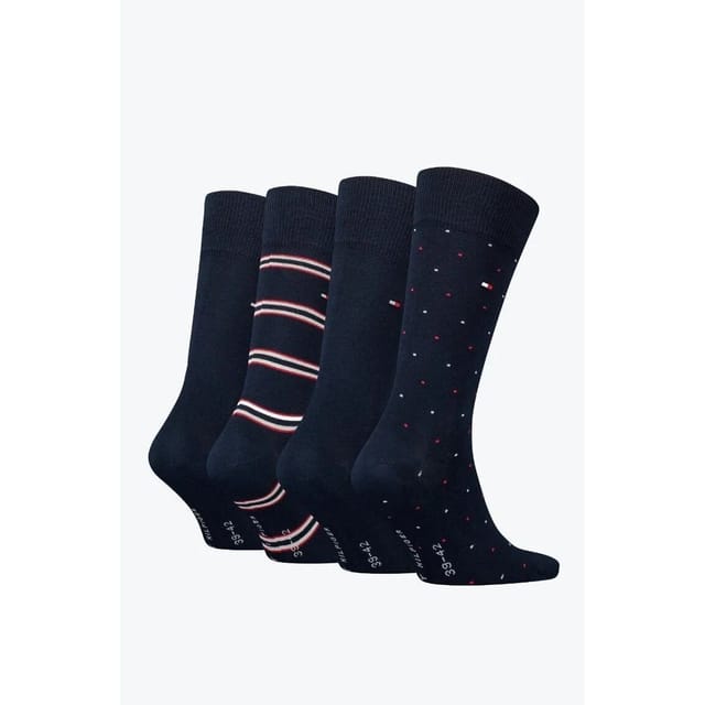 SPETLEK SPETLEK Tommy Hilfiger Men's Gift Box - 4 Pairs Socks in Navy - 3
