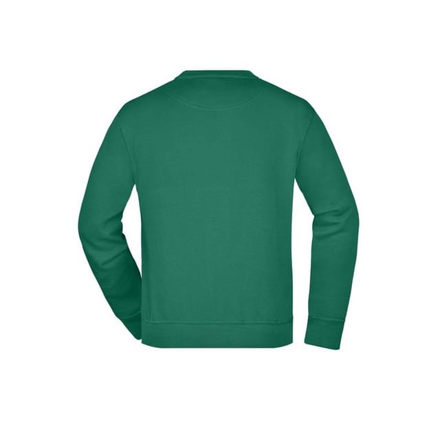 James and Nicholson James and Nicholson Men's Workwear Sweatshirt in Dark Green - 2