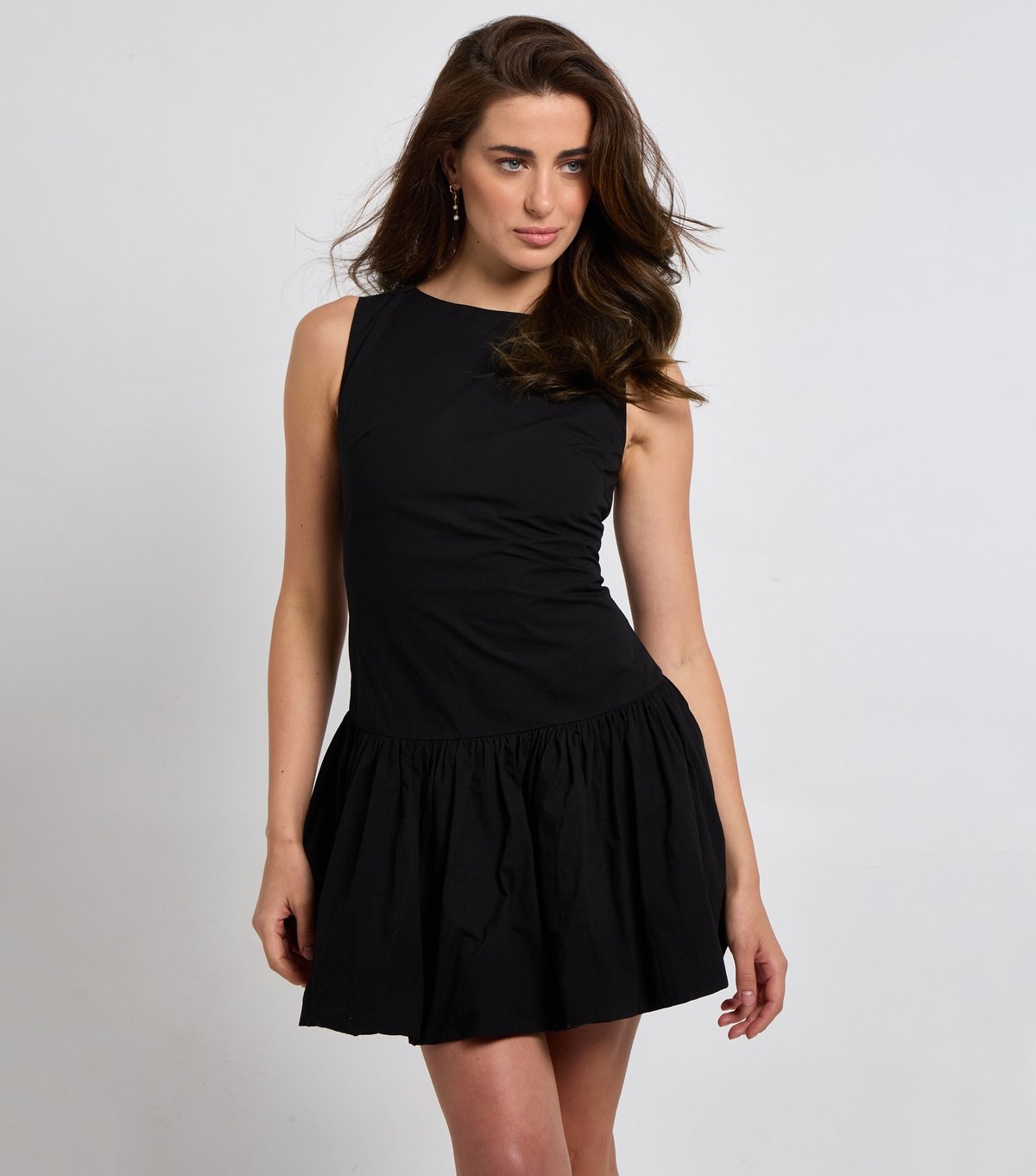 Urban Bliss Women's Black Bubble Hem Mini Dress Urban Bliss New Look - 3