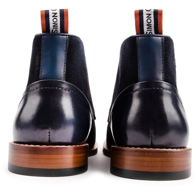 Simon Carter SIMON CARTER Men's Byrd 2 Chukka Boots in Blue - 3