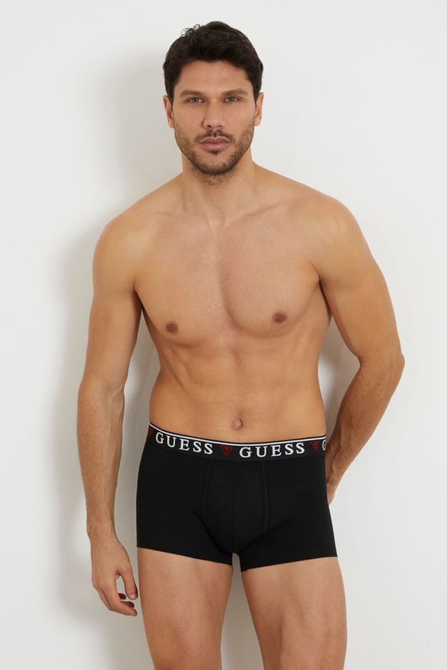 Guess Guess Men's Brian Hero Boxer Trunk 3 Pack Black - 2