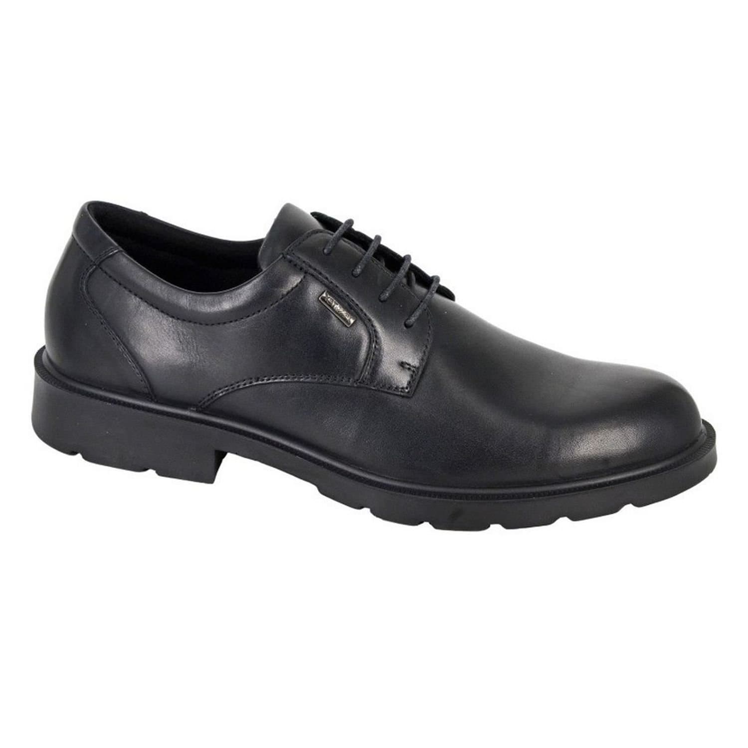 IMAC IMAC Men's Leather Gibson Shoes in Black