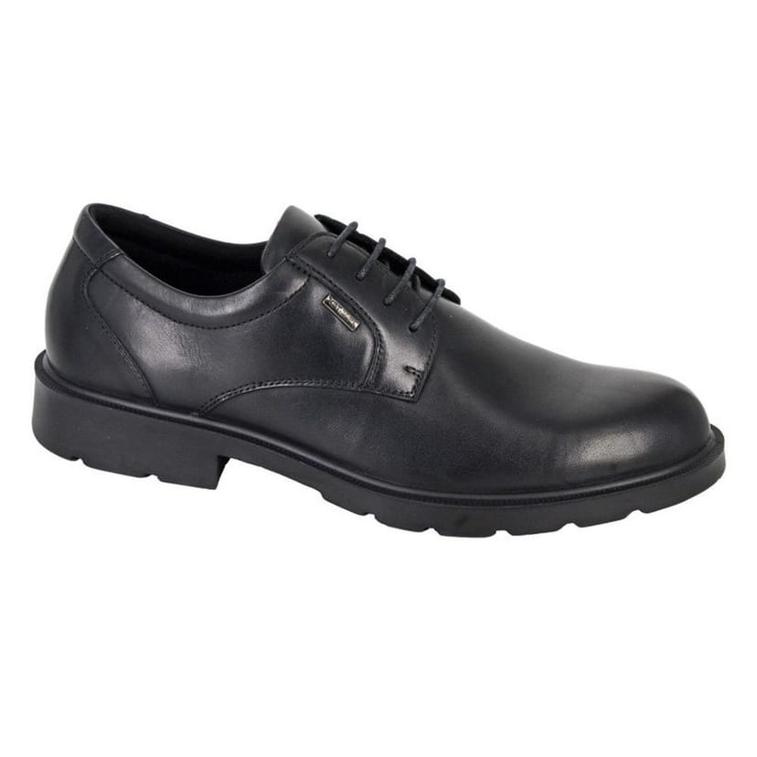 IMAC IMAC Men's Leather Gibson Shoes in Black - 1