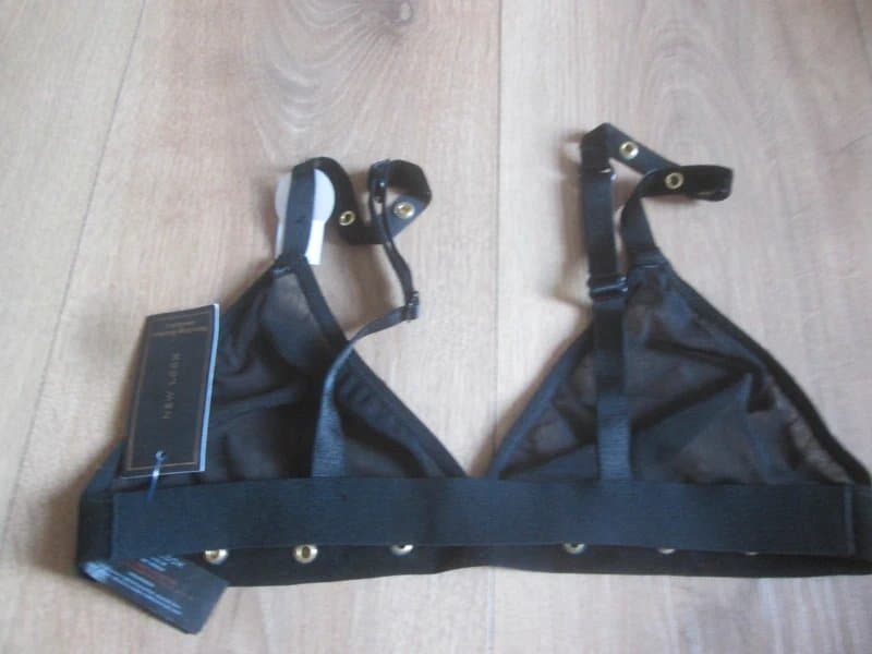 New Look New Look size 10 black mesh Bralet Bra brand new withtags