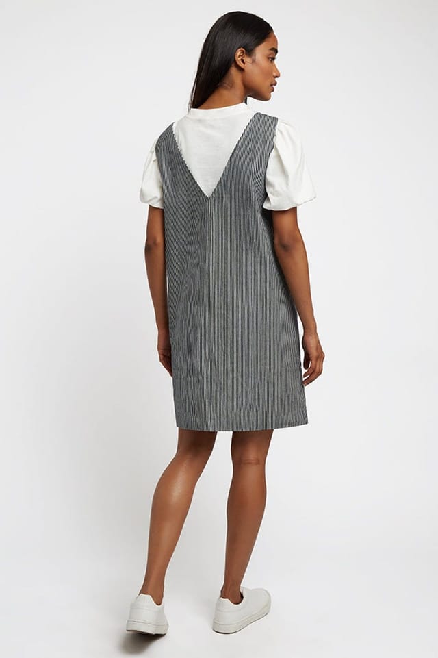 Louche Louche Women's Max Ticking Stripe Mini Dress - 2