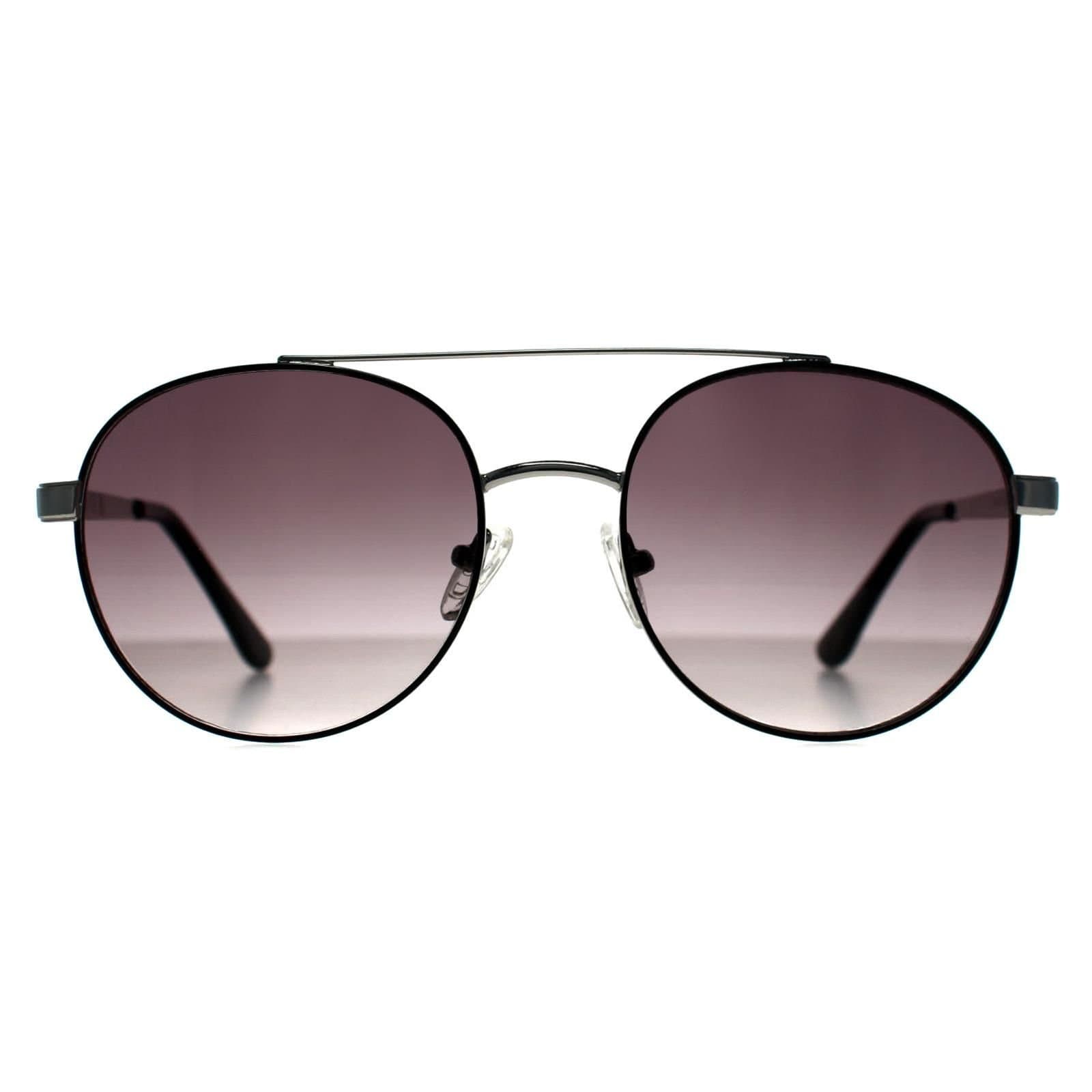 Guess Guess Women's Round Silver Grey Gradient GF0367