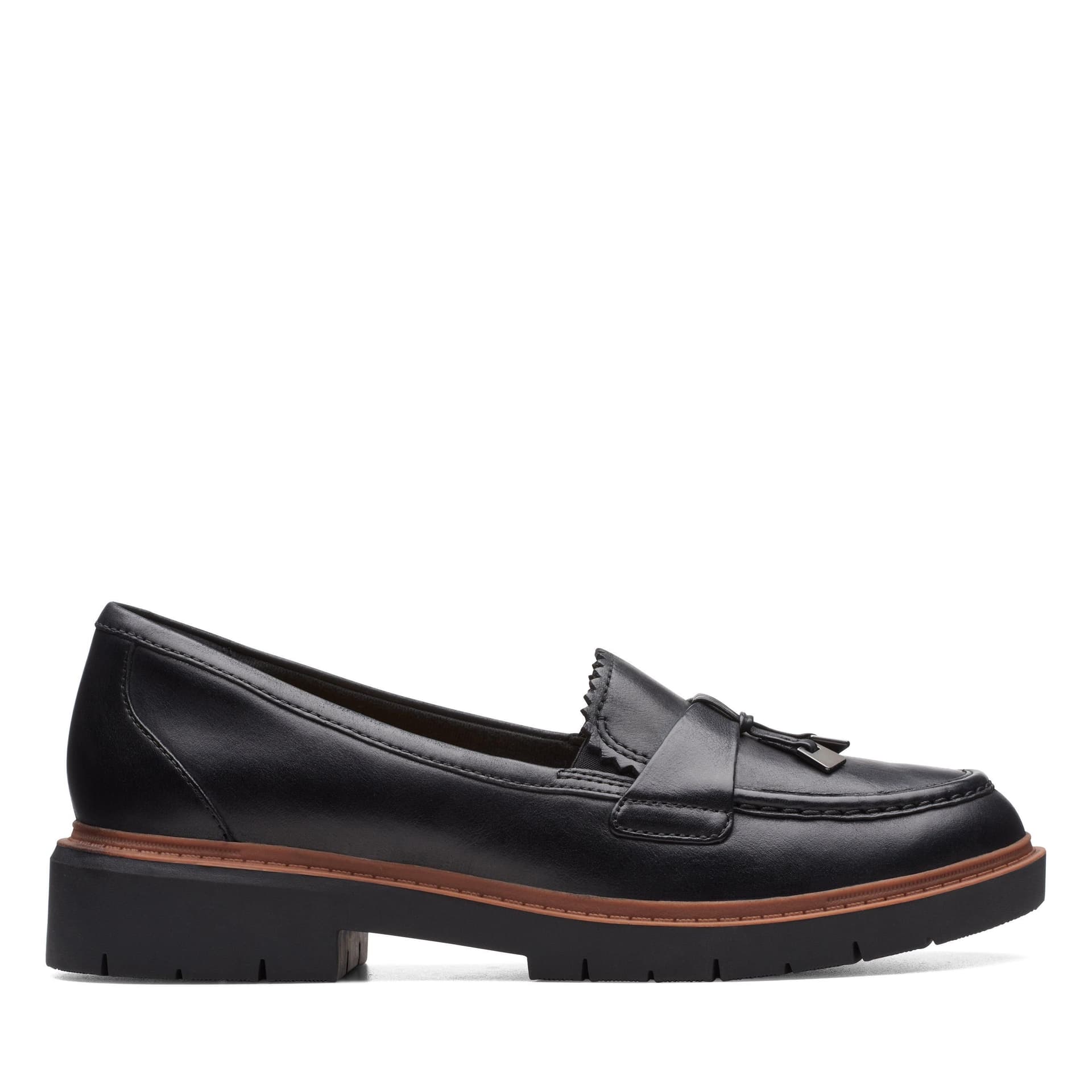 Clarks Clarks Women's Westlynn Bella Black Leather Loafers