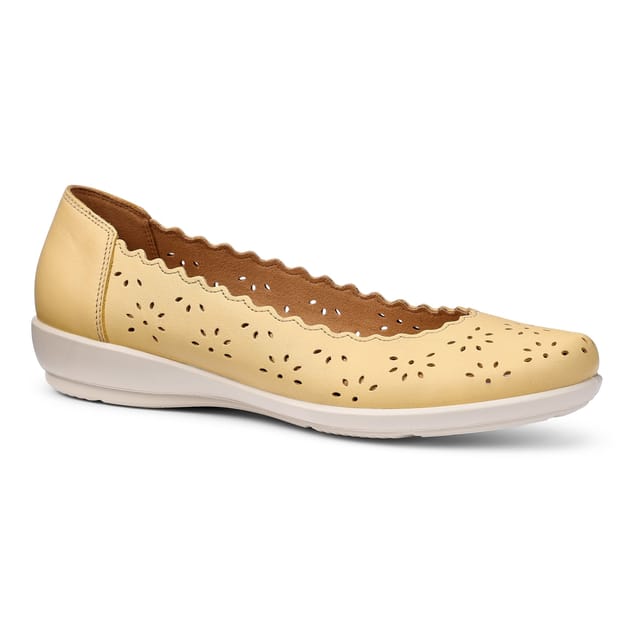 Hotter Hotter Women's 'Eider' Ballerinas in Yellow - 2
