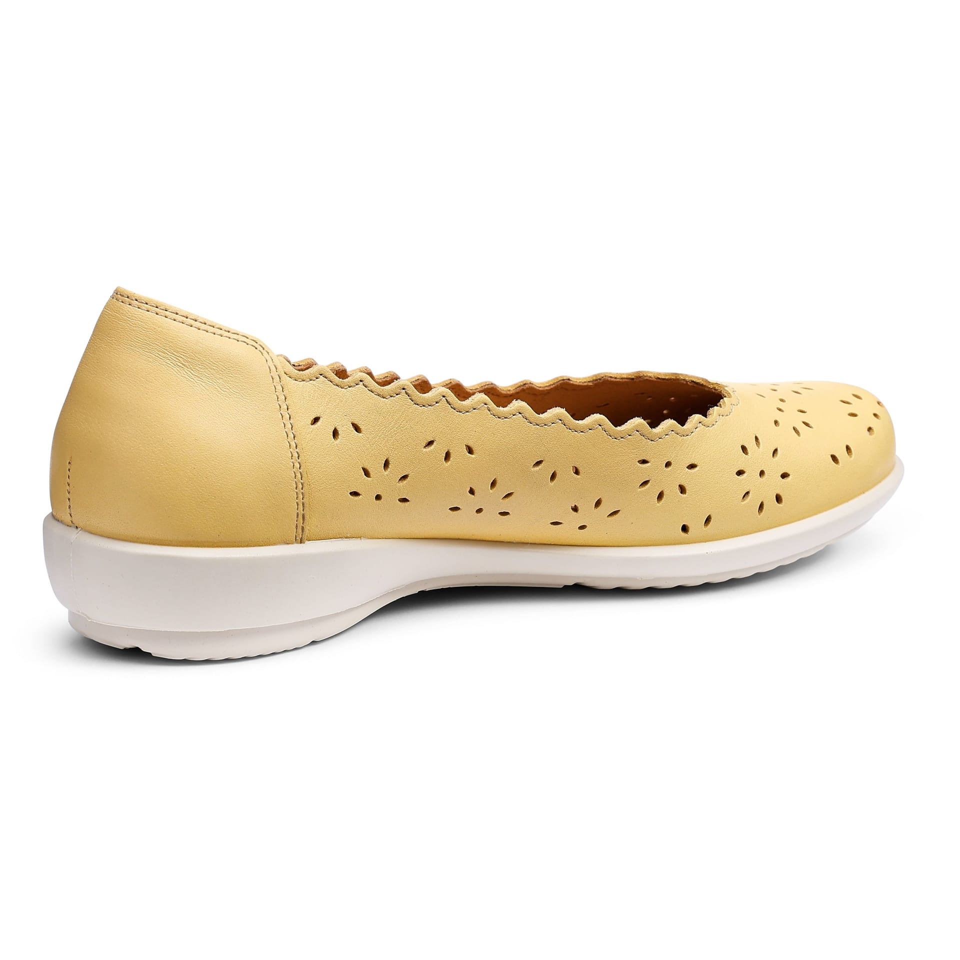 Hotter Hotter Women's 'Eider' Ballerinas in Yellow - 4