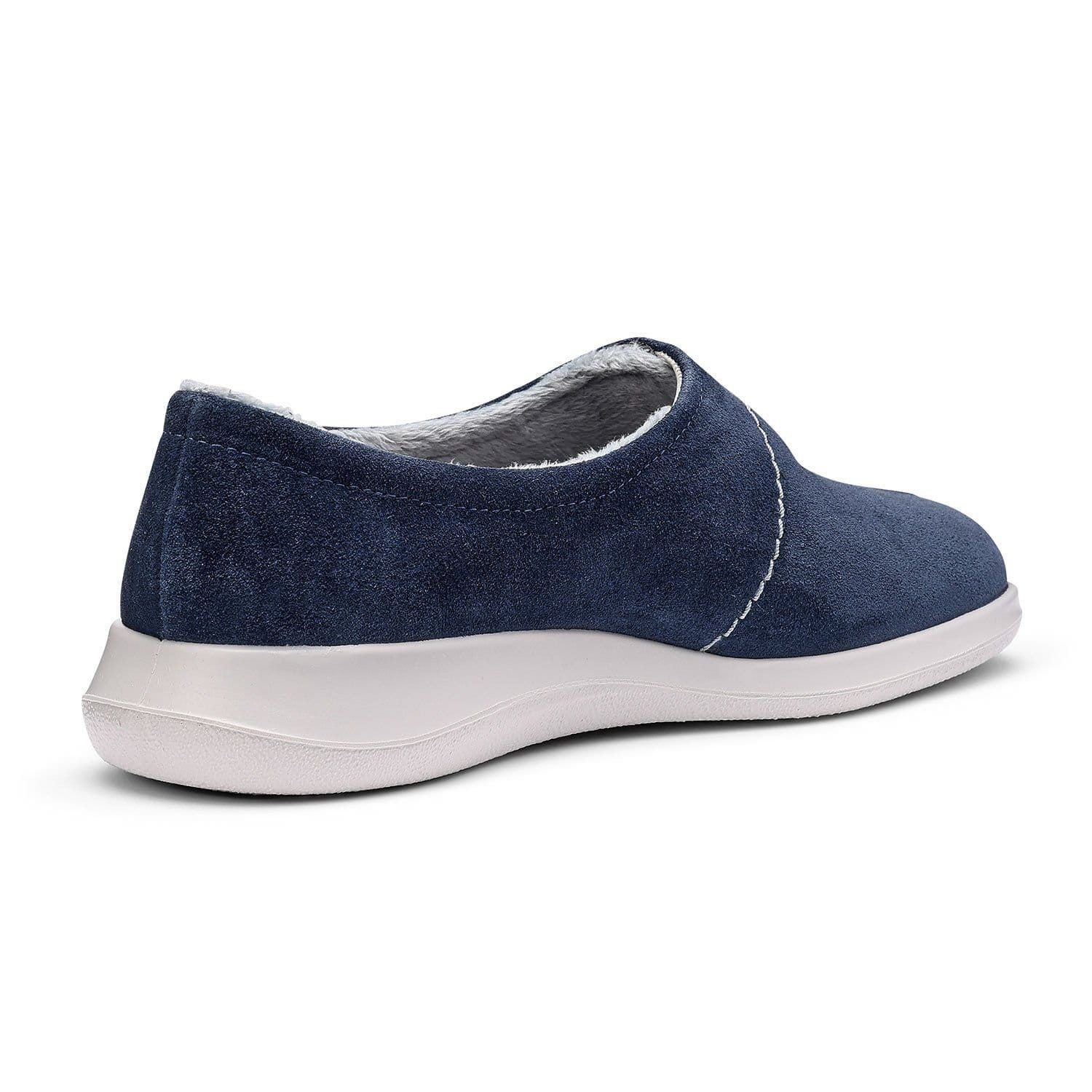 Hotter Hotter Women's 'Wrap' Slippers in Dark Navy - 4