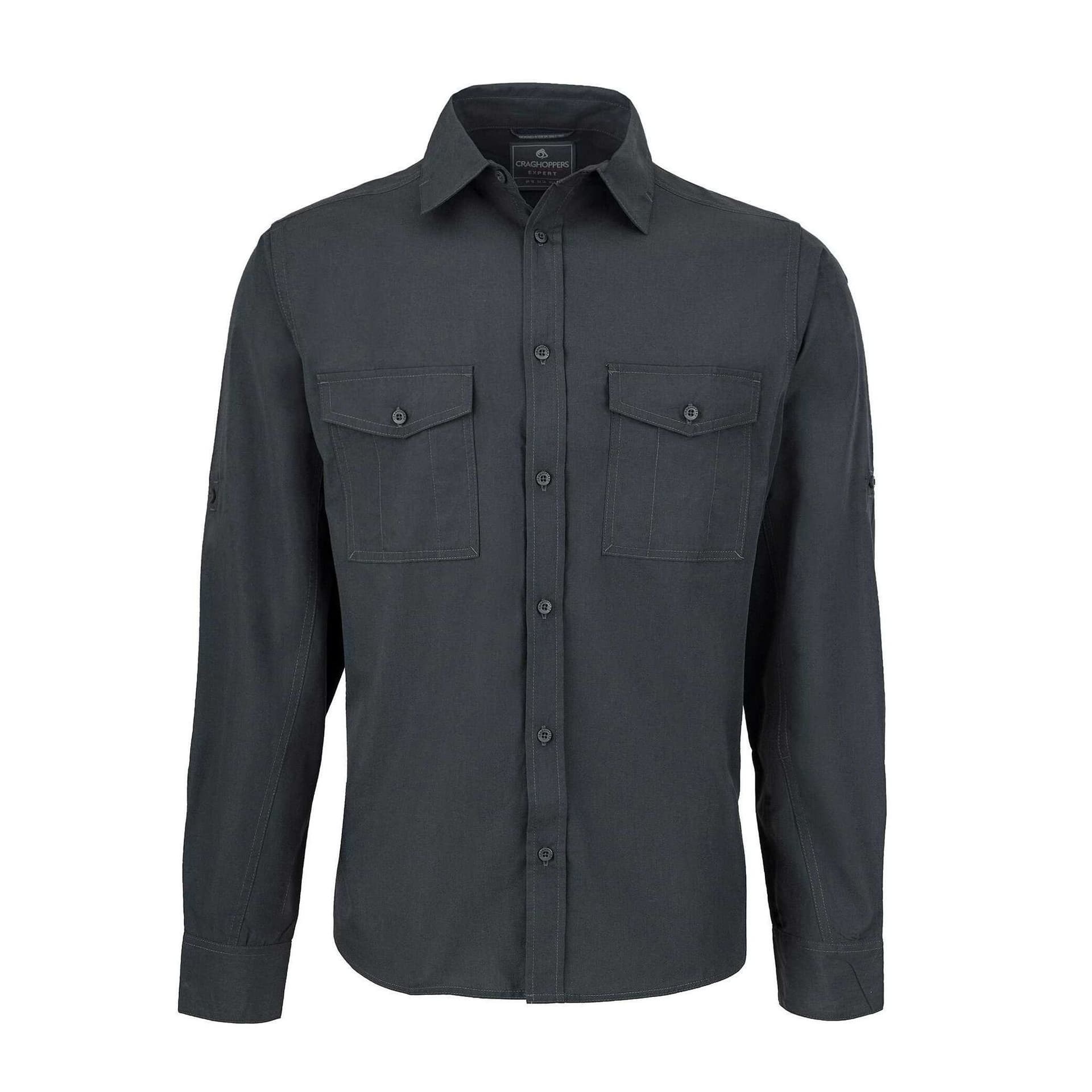 Craghoppers Craghoppers Dark Grey Long-Sleeved Shirt for Men