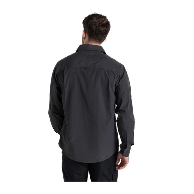 Craghoppers Craghoppers Men's Kiwi Long-Sleeved Shirt in Dark Grey - 2