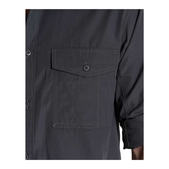 Craghoppers Craghoppers Men's Kiwi Long-Sleeved Shirt in Dark Grey - 3