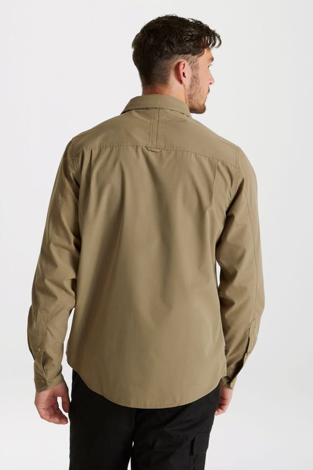 Craghoppers Craghoppers Men's 'Expert Kiwi' Long Sleeved Shirt in Beige - 2