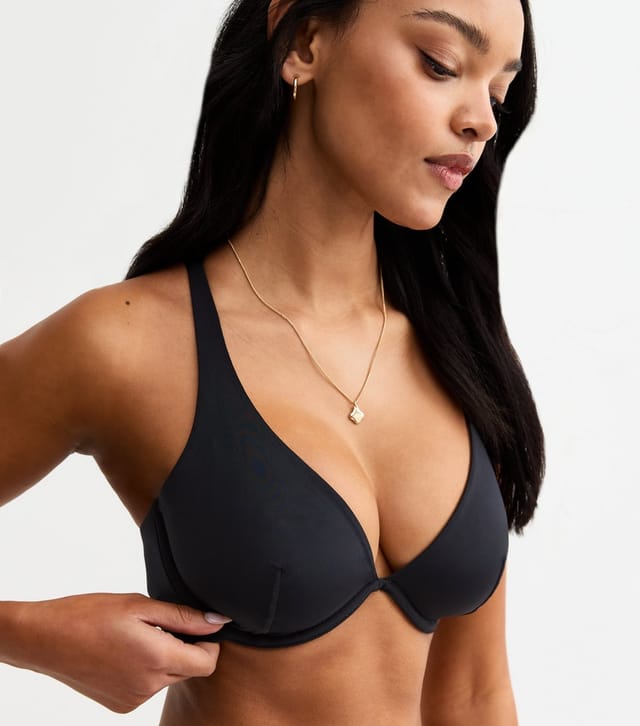 New Look Women's Black DD+ Smooth Multiway Non Padded Bra New Look - 2