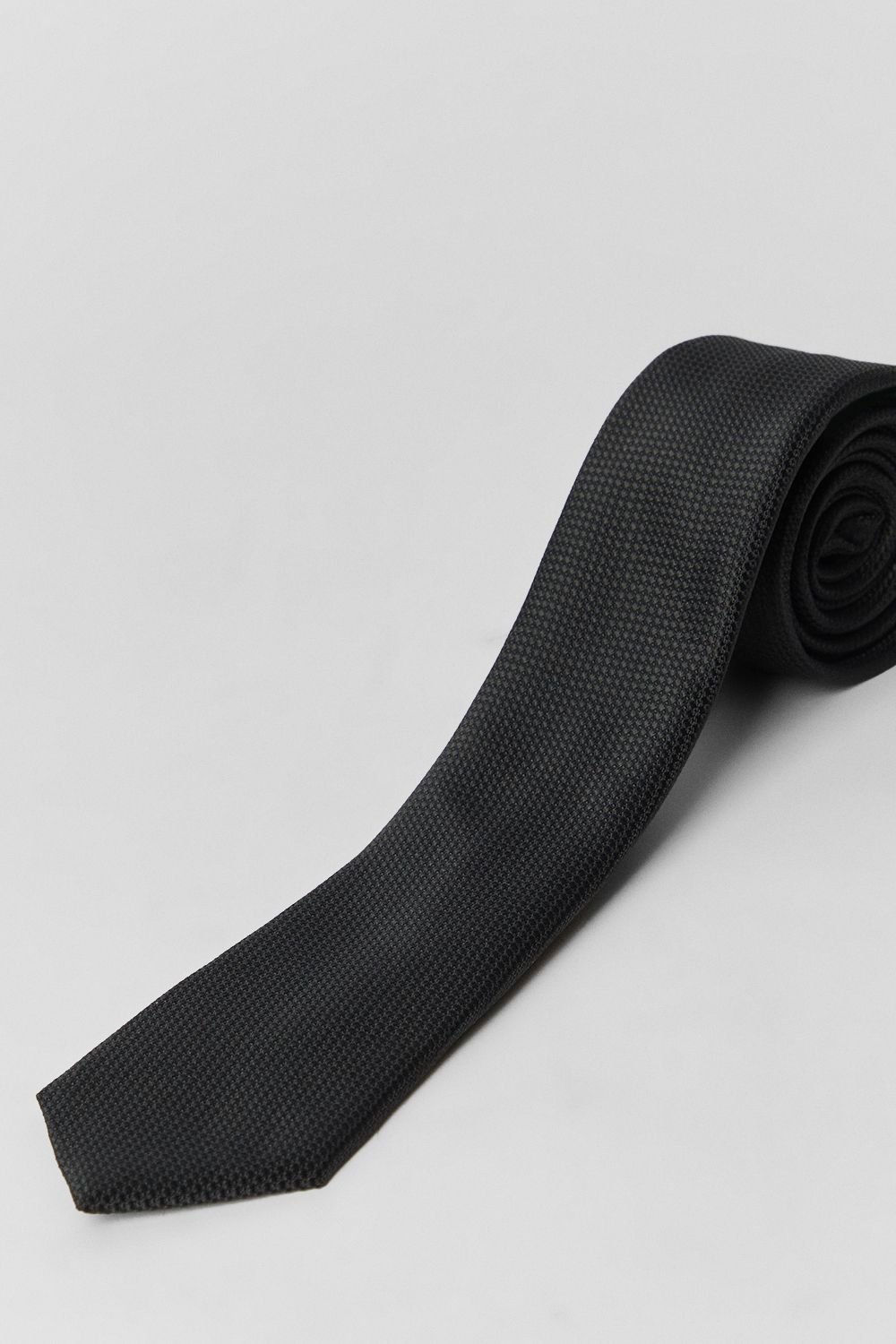 Burton Burton Men's Black Textured Tie - 3