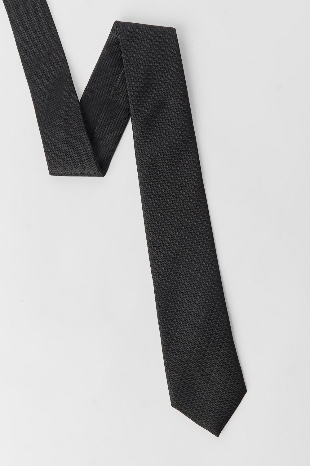 Burton Burton Men's Black Textured Tie - 4
