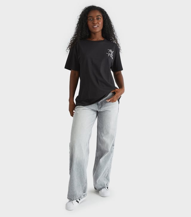 Skinnydip Women's Black Trust The Process Tshirt Skinnydip New Look - 2